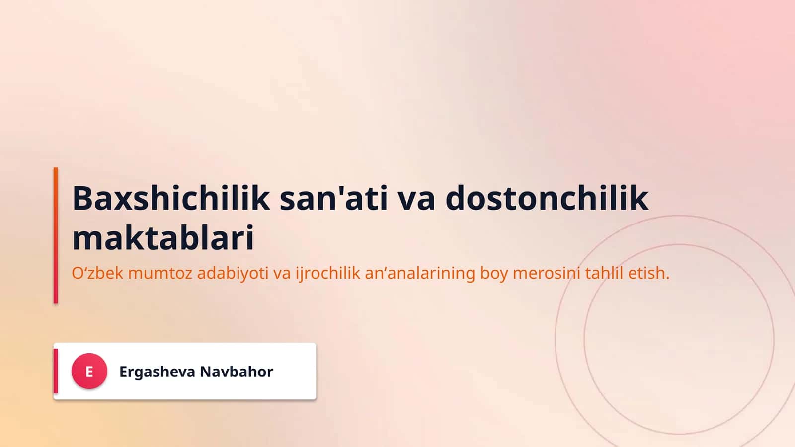 Baxshichilik san'ati va dostonchilik maktablari