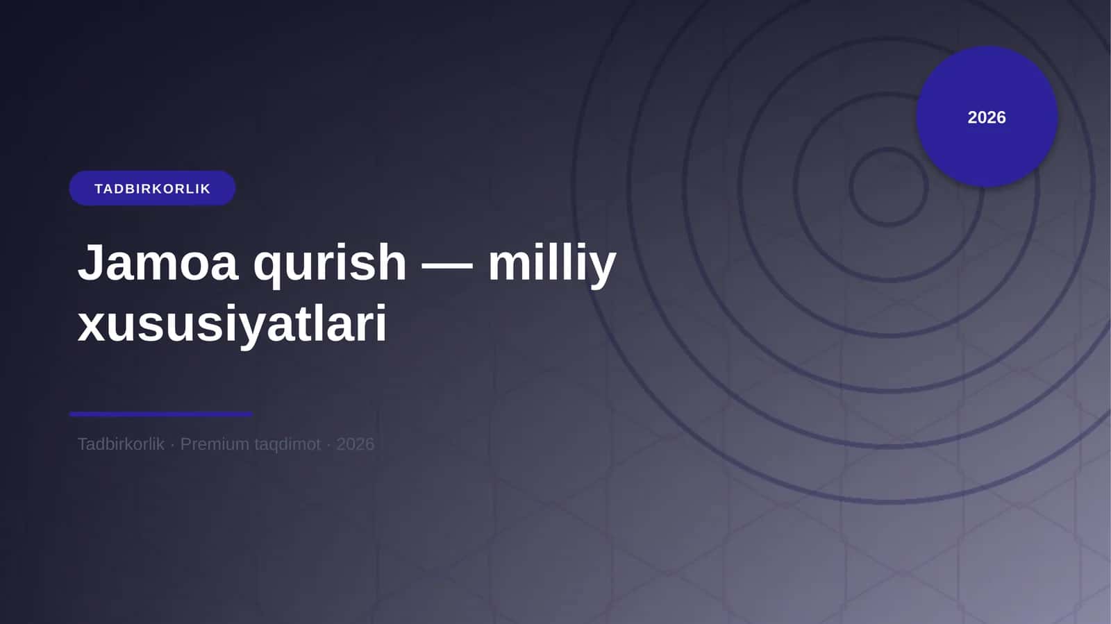 Jamoa qurish — milliy xususiyatlari