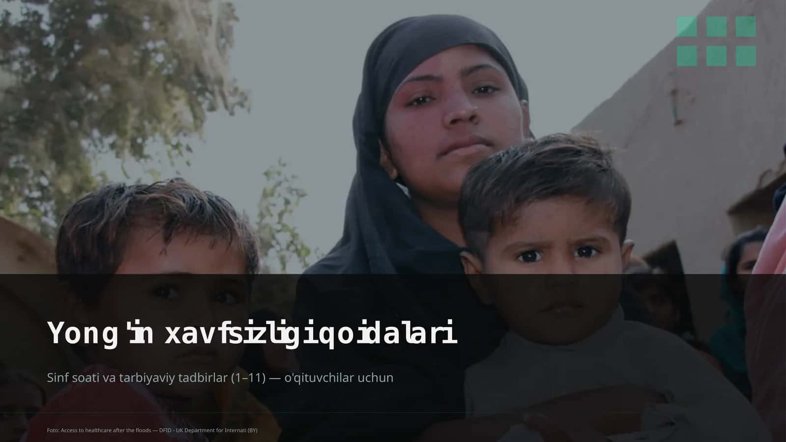 Yong'in xavfsizligi qoidalari