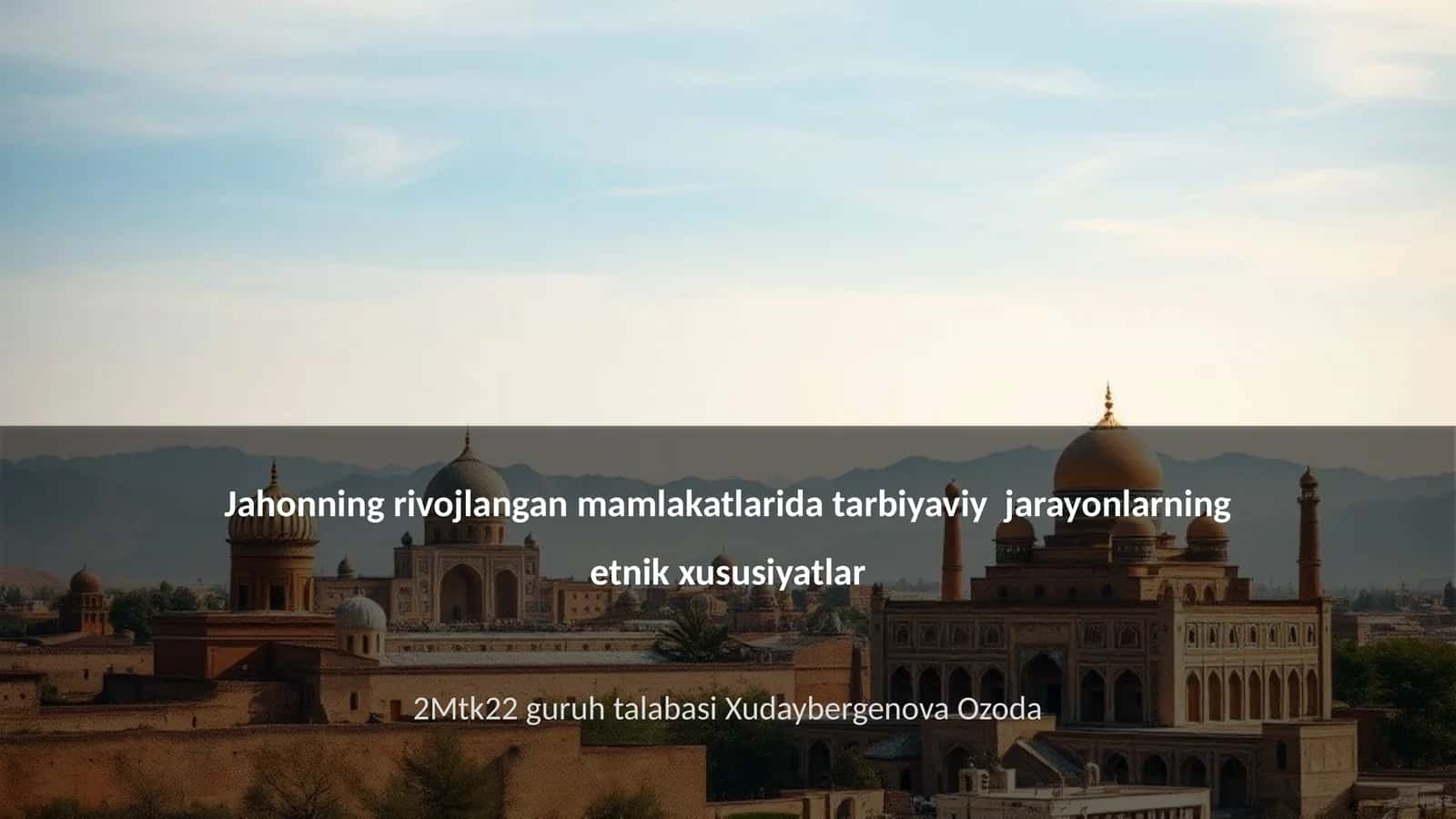 Etnik xilma-xillik va ta'lim tizimlari