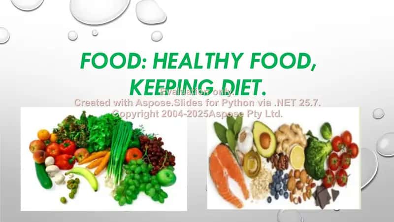 Healthy Food and Diet