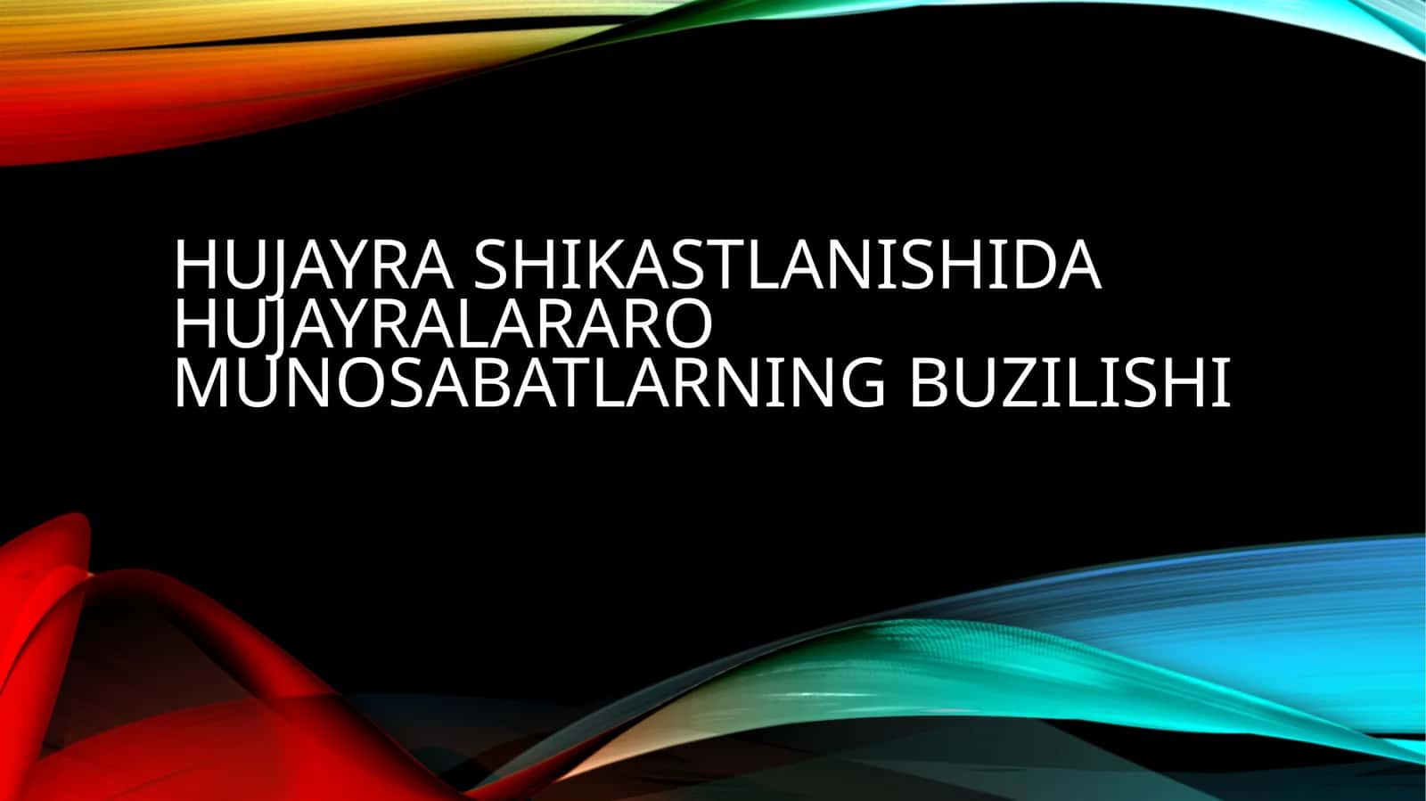 hujayra shikastlanishida hujayralar aro moddalarning oʻzgarishi 1