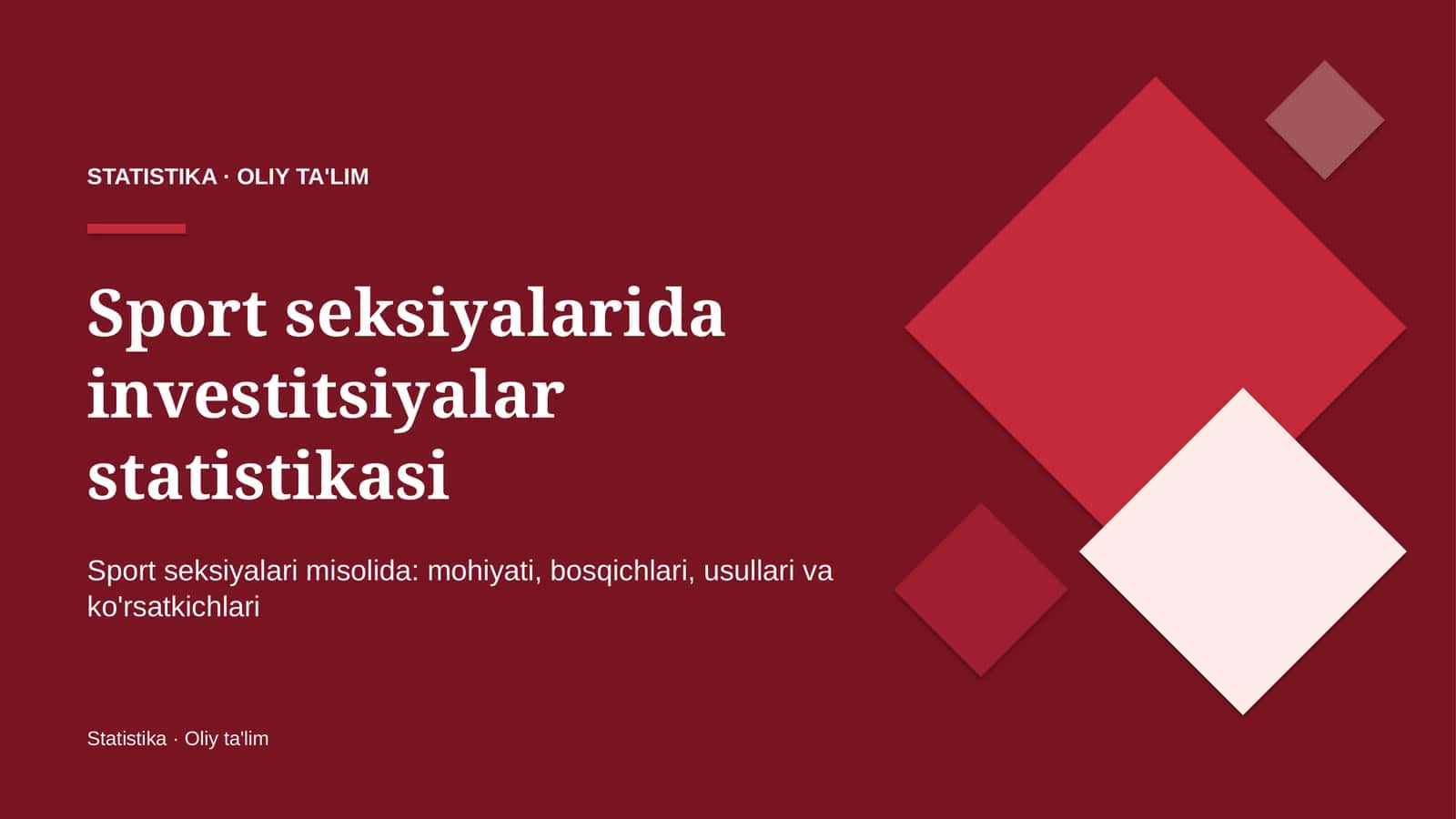 sport seksiyalarida investitsiyalar statistikasi 2991