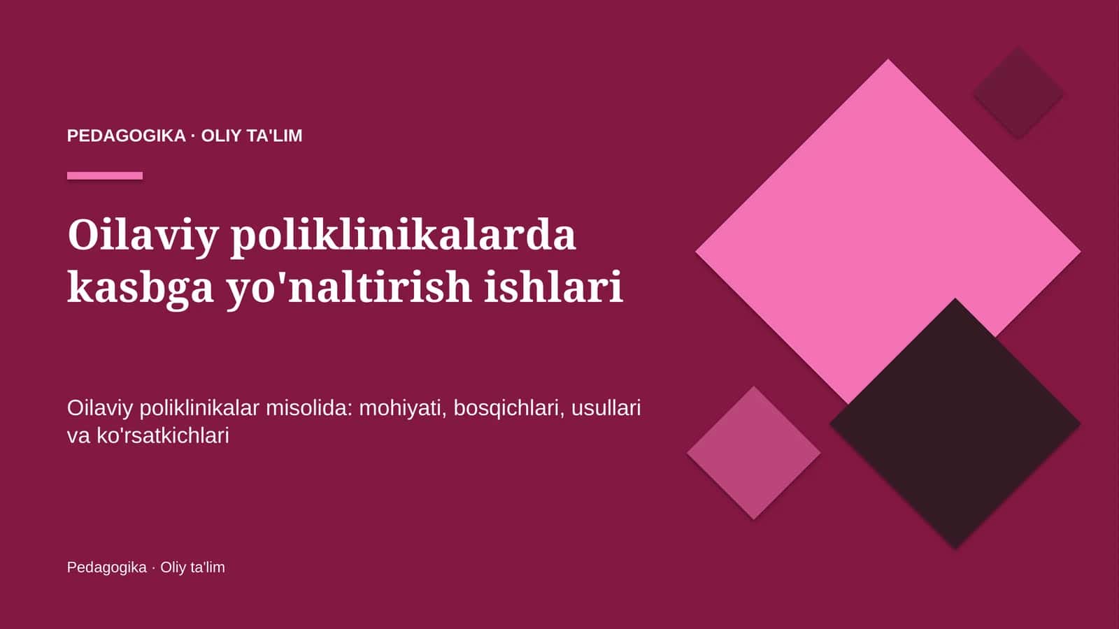oilaviy poliklinikalarda kasbga yo'naltirish ishlari 5744