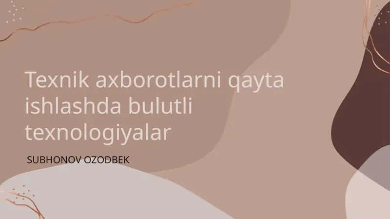 Bulutli texnologiyalar