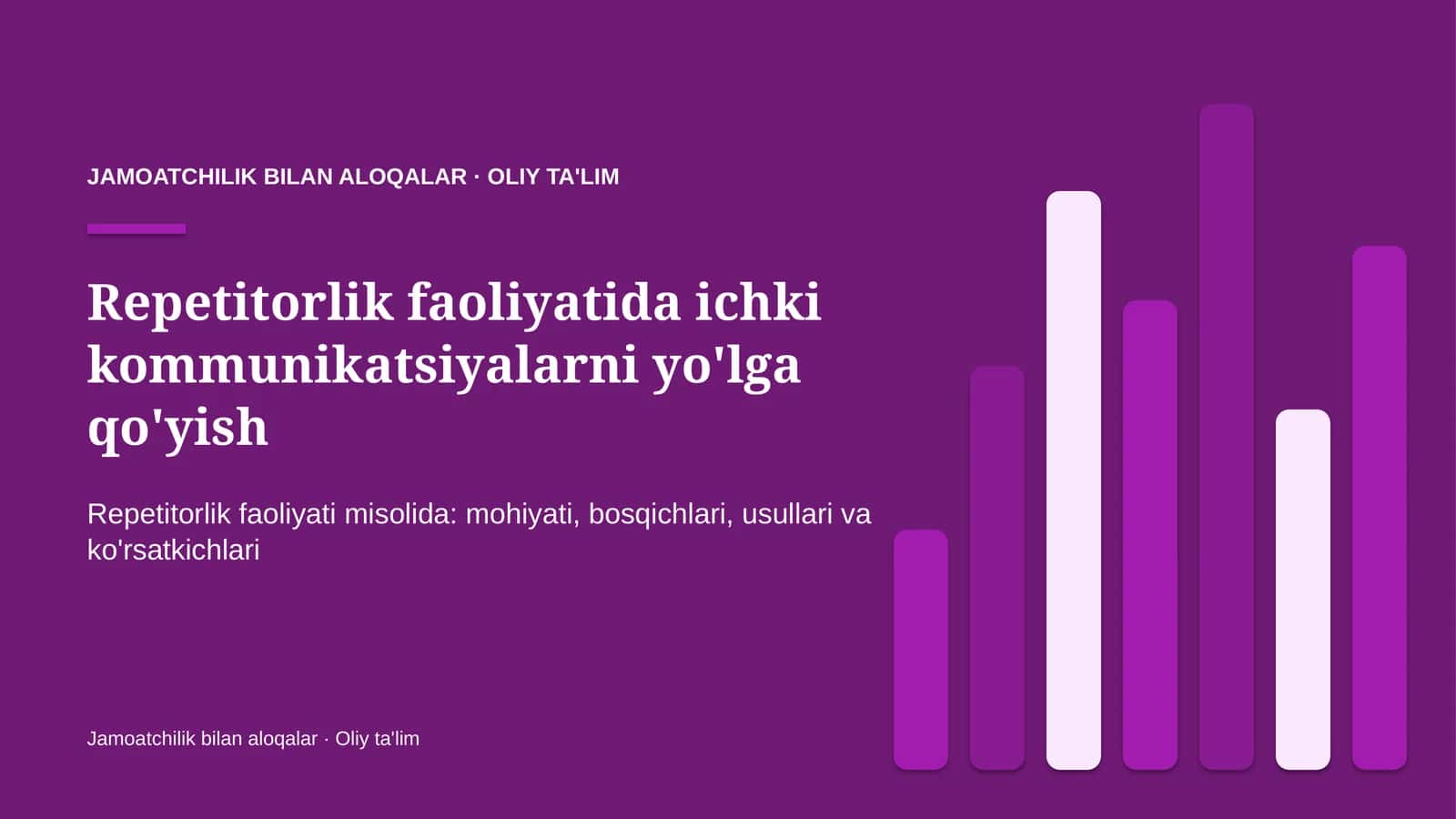 repetitorlik faoliyatida ichki kommunikatsiyalarni yo'lga qo'yish 3209