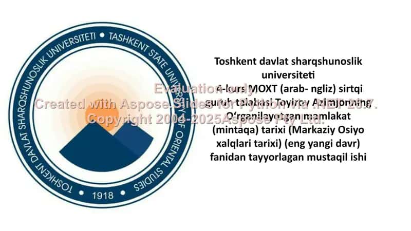 Turkiston ASSR va Qirgiz (Qozoq) ASSR tarixi