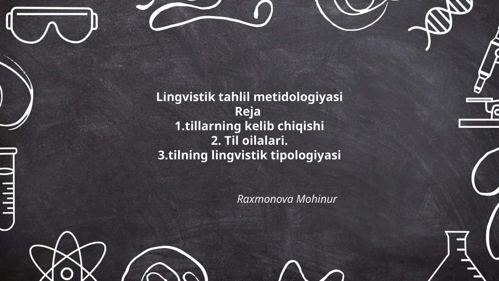 Tillarning kelib chiqishi