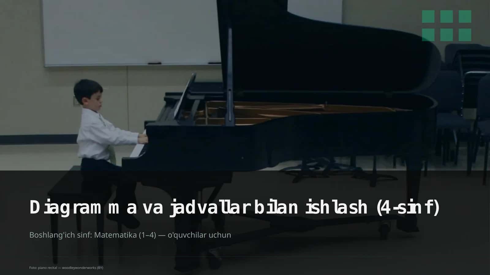 Diagramma va jadvallar bilan ishlash (4-sinf)