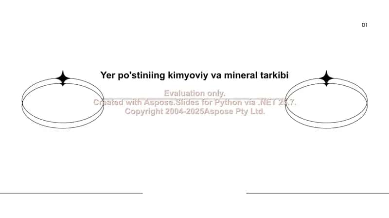 Yer po'stining kimyoviy va mineral tarkibi