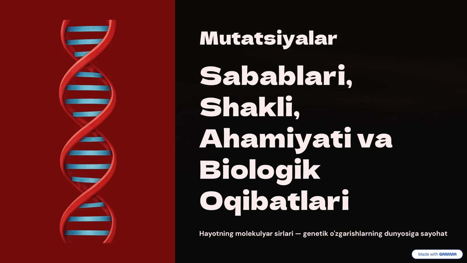 Mutatsiyalar