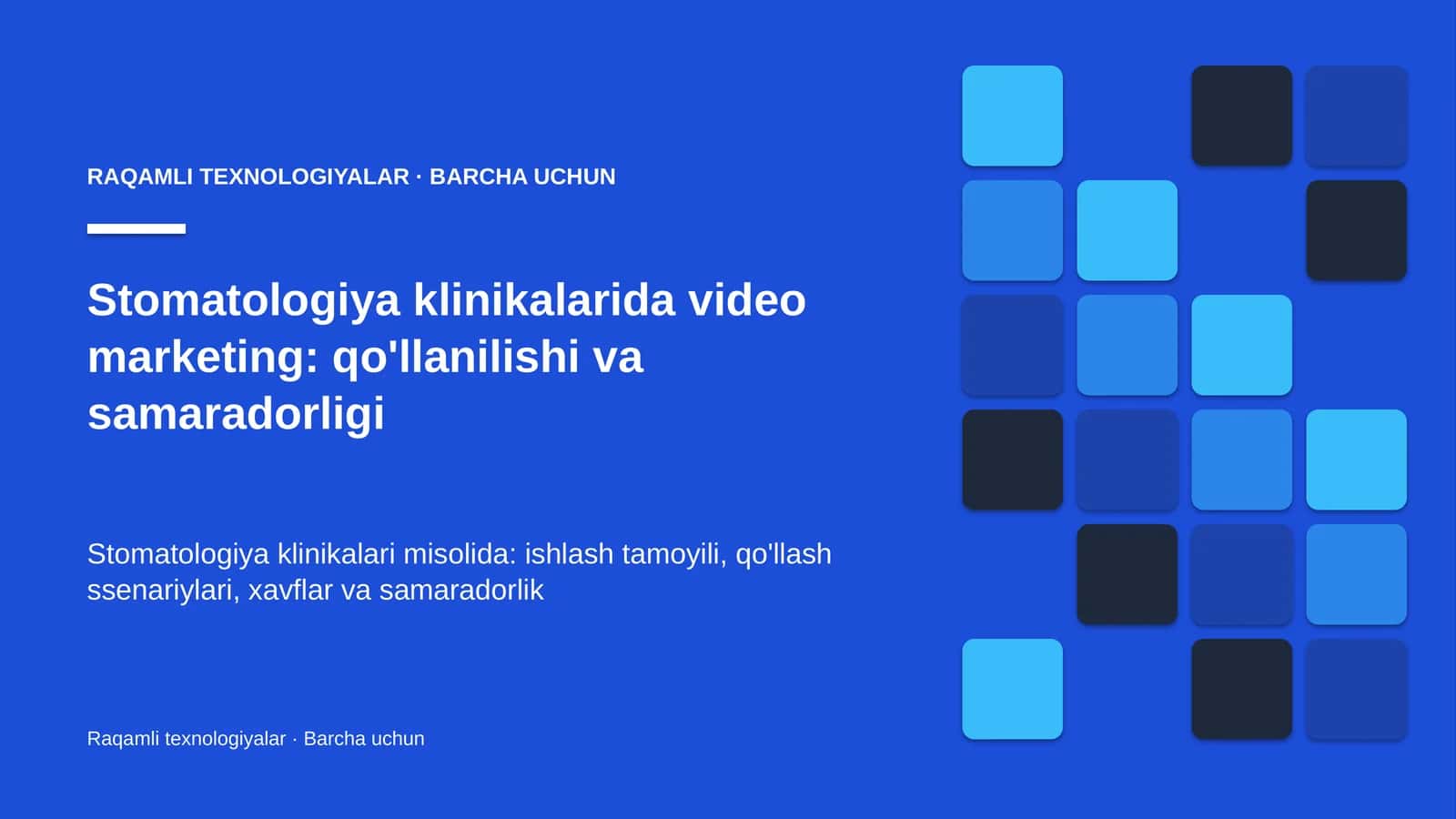Video marketing — video orqali targ'ib qilish yo'nalishi