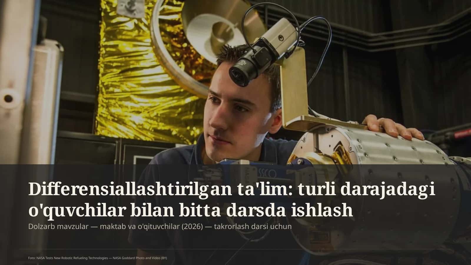 Dolzarb mavzular — maktab va o'qituvchilar (2026) — takrorlash darsi uchun