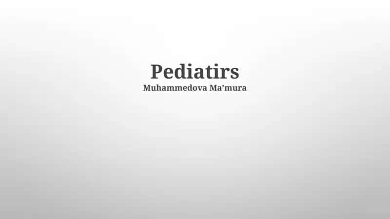 Pediatirs