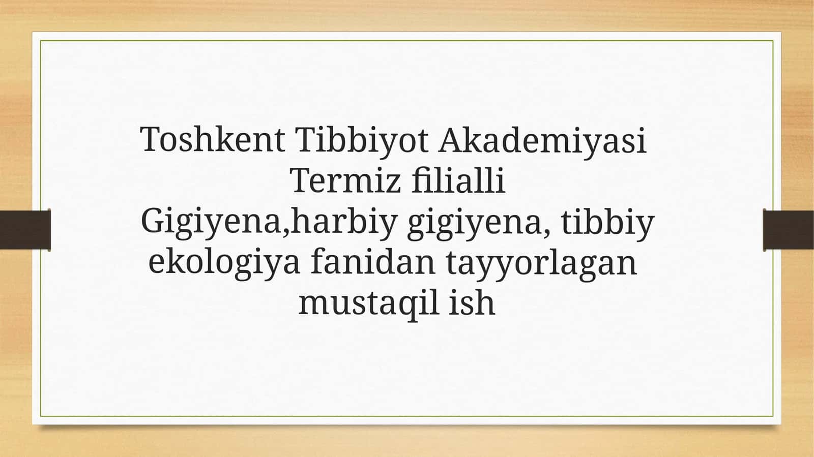 Kiyim-boshlar va oyoq kiyimlar gigiyenasi