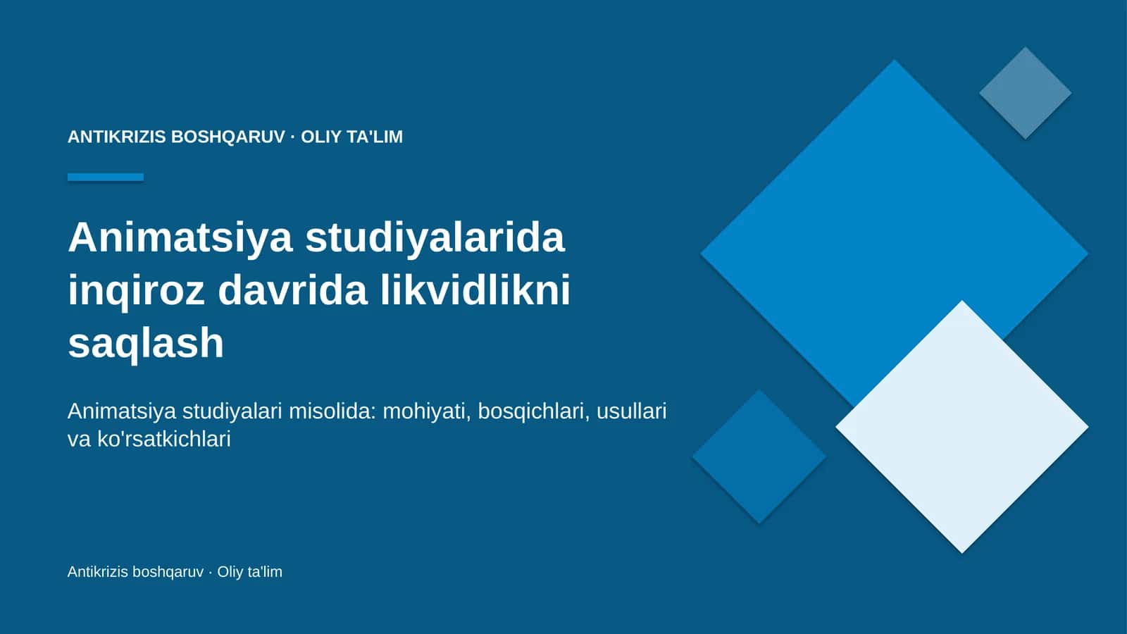 animatsiya studiyalarida inqiroz davrida likvidlikni saqlash 9181