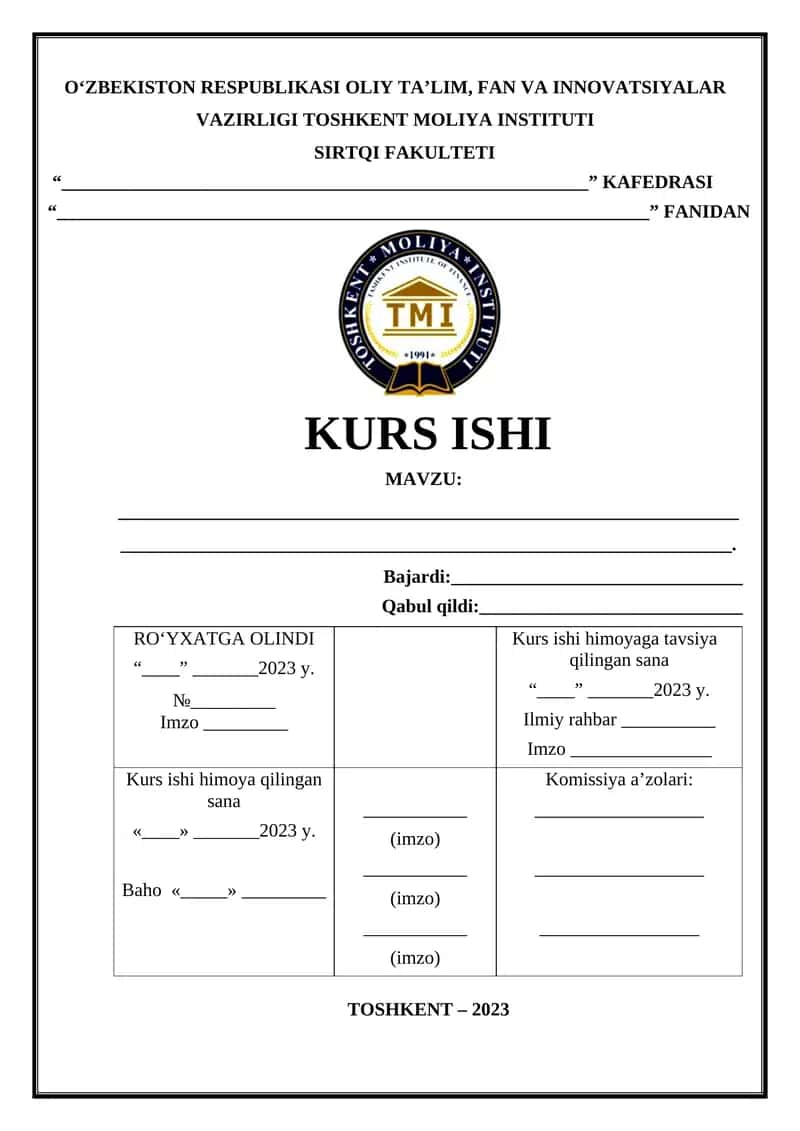 Korxonani auditorlik tekshiruvidan oʻtkazish ishchi dasturi