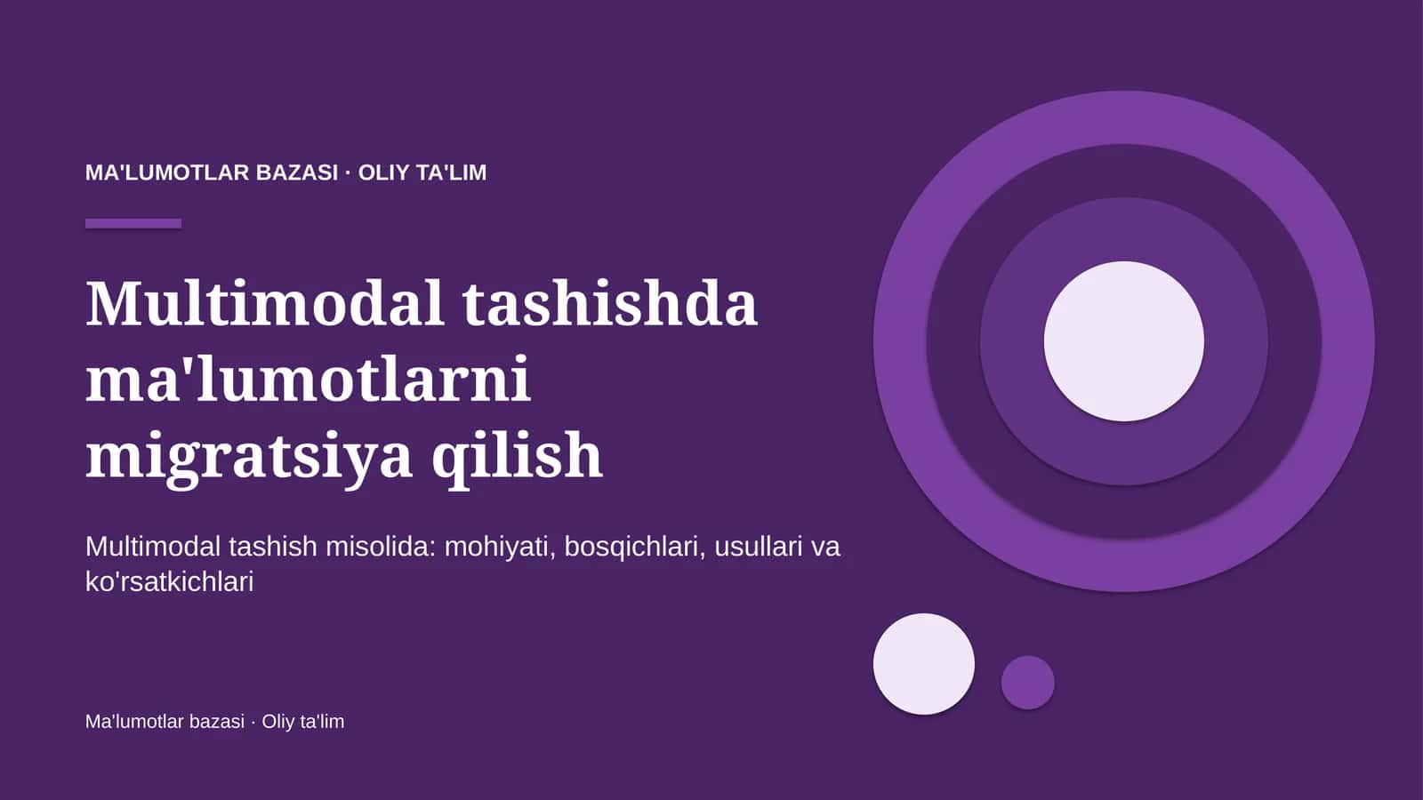 multimodal tashishda ma'lumotlarni migratsiya qilish 8401
