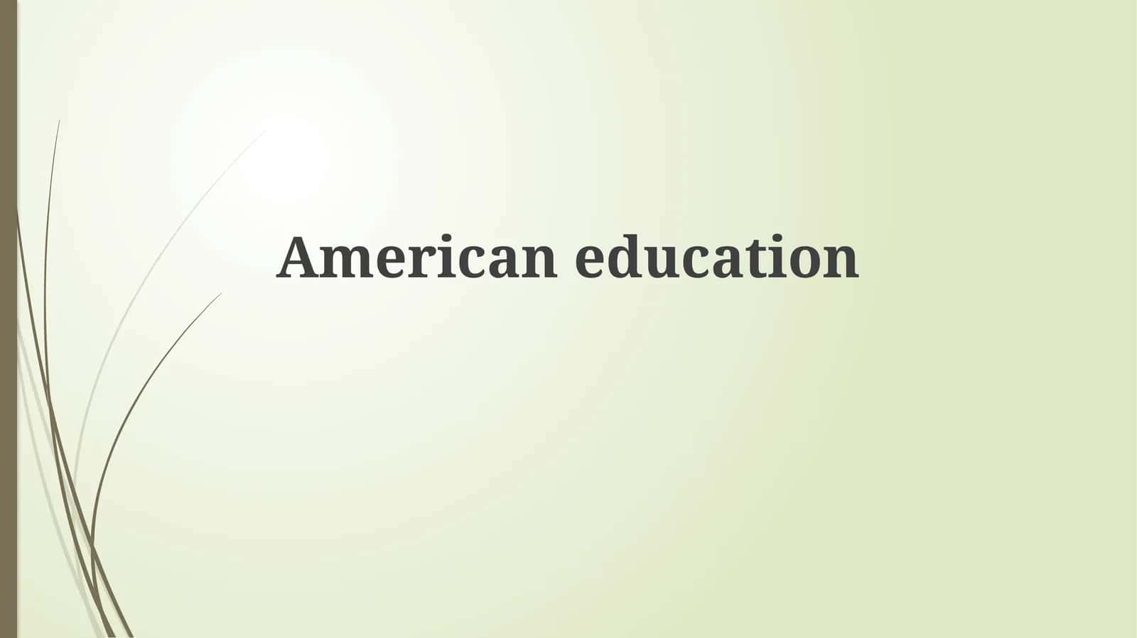 Amerika ta'limi
