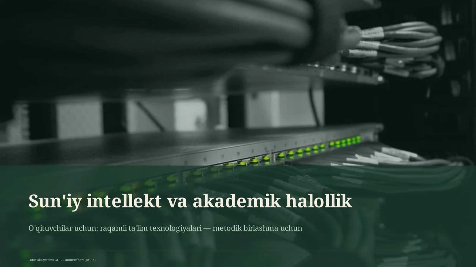 Sun'iy intellekt va akademik halollik