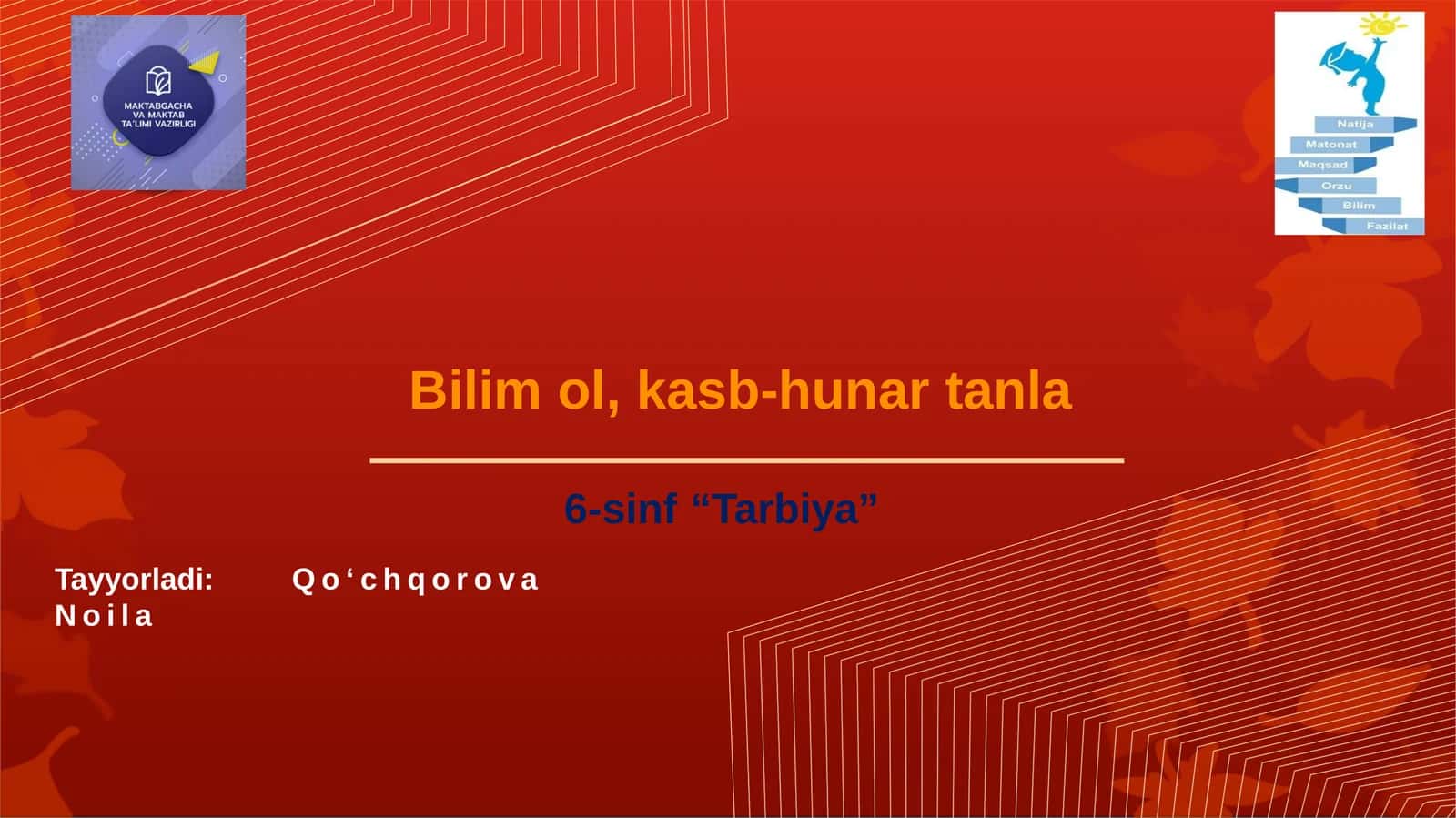 6-sinf“Tarbiya”