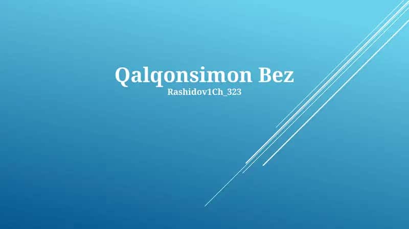 Qalqonsimon Bez