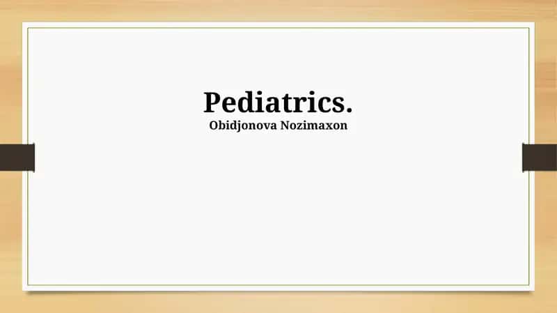 Common Childhood Illnesses and Treatments