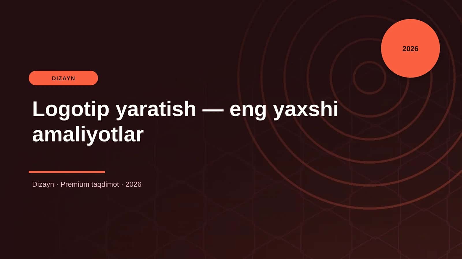 Logotip yaratish — eng yaxshi amaliyotlar