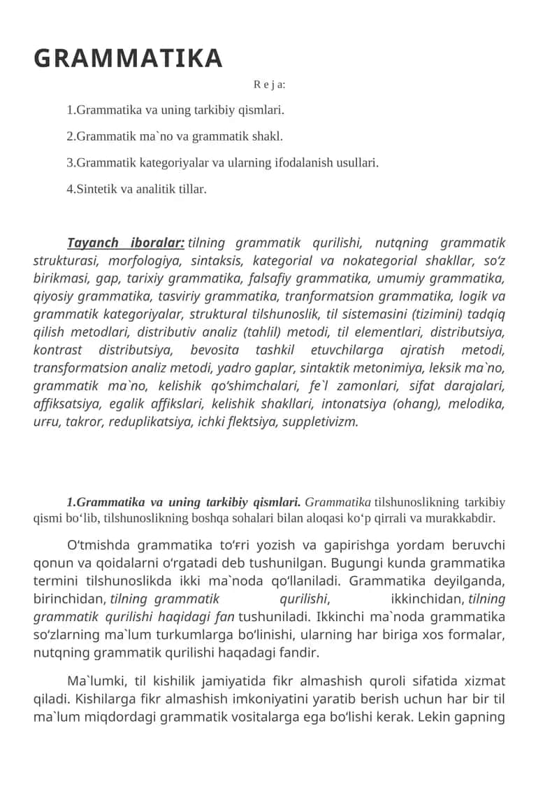 GRAMMATIKA