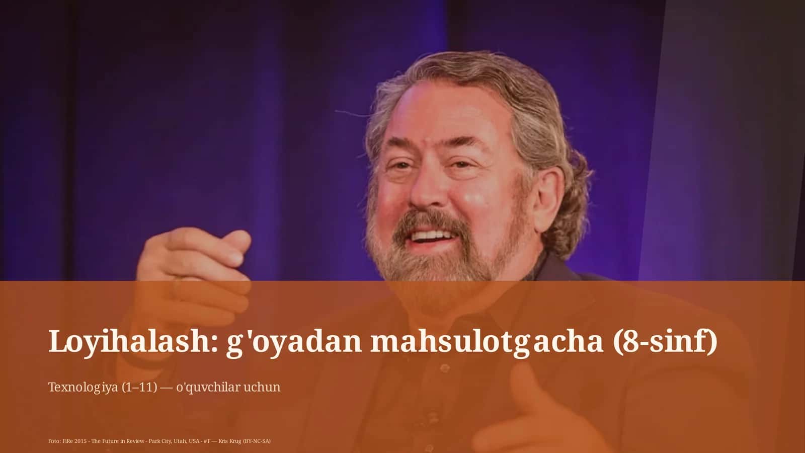 Loyihalash: g'oyadan mahsulotgacha (8-sinf)