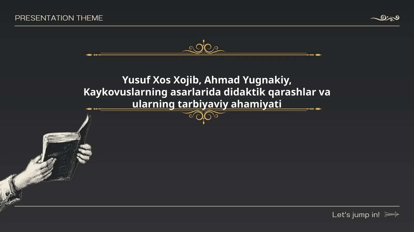 Kaykovuslarning asarlarida didaktik qarashlar va ularning tarbiyaviy ahamiyati