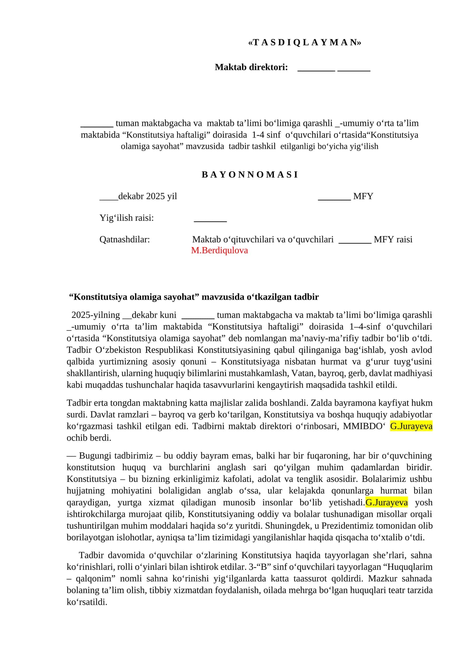 Konstitutsiya Haftaligi