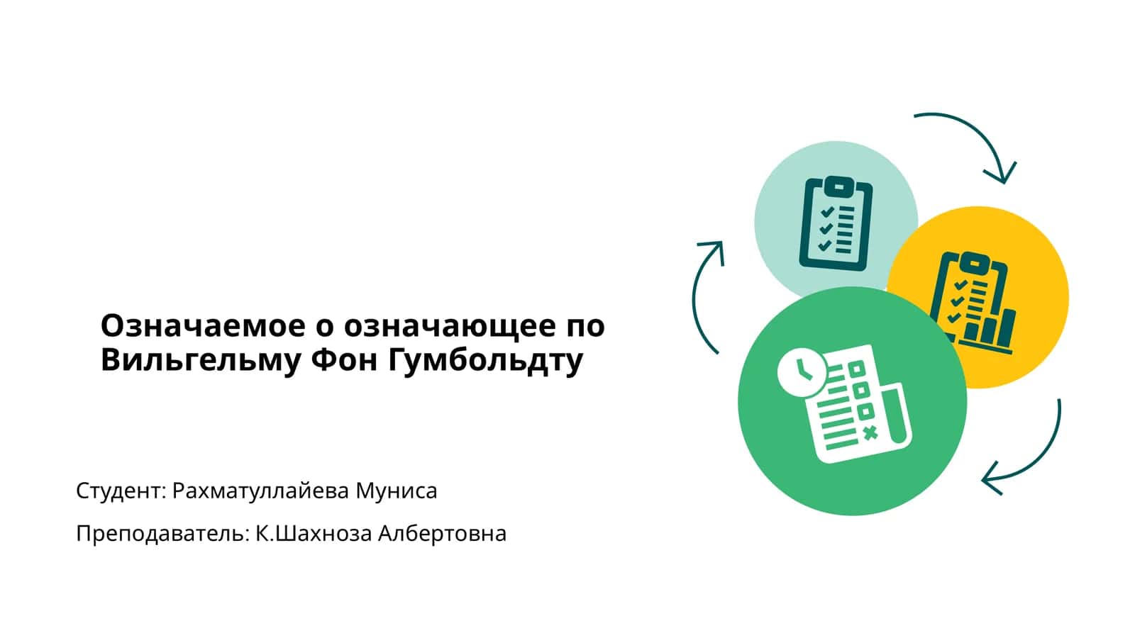 Означаемое о означающее по Вильгельму Фон Гумбольдту