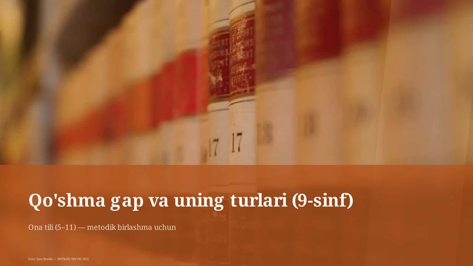 Qo'shma gap va uning turlari (9-sinf)