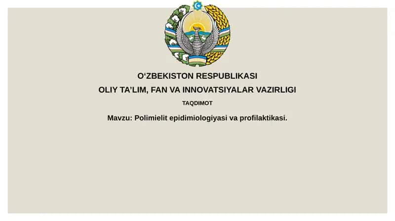 Poliomielit