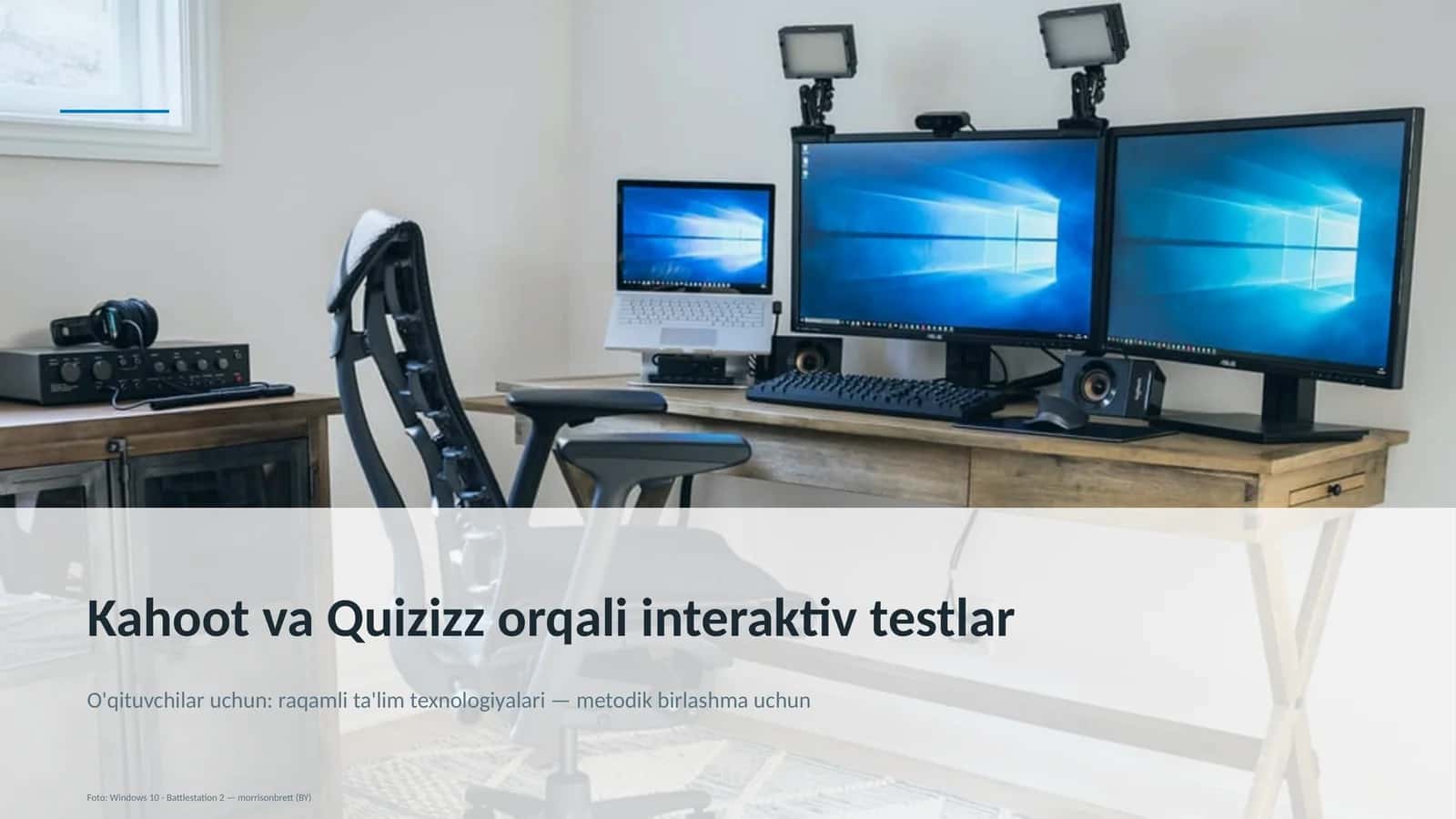 Kahoot va Quizizz orqali interaktiv testlar