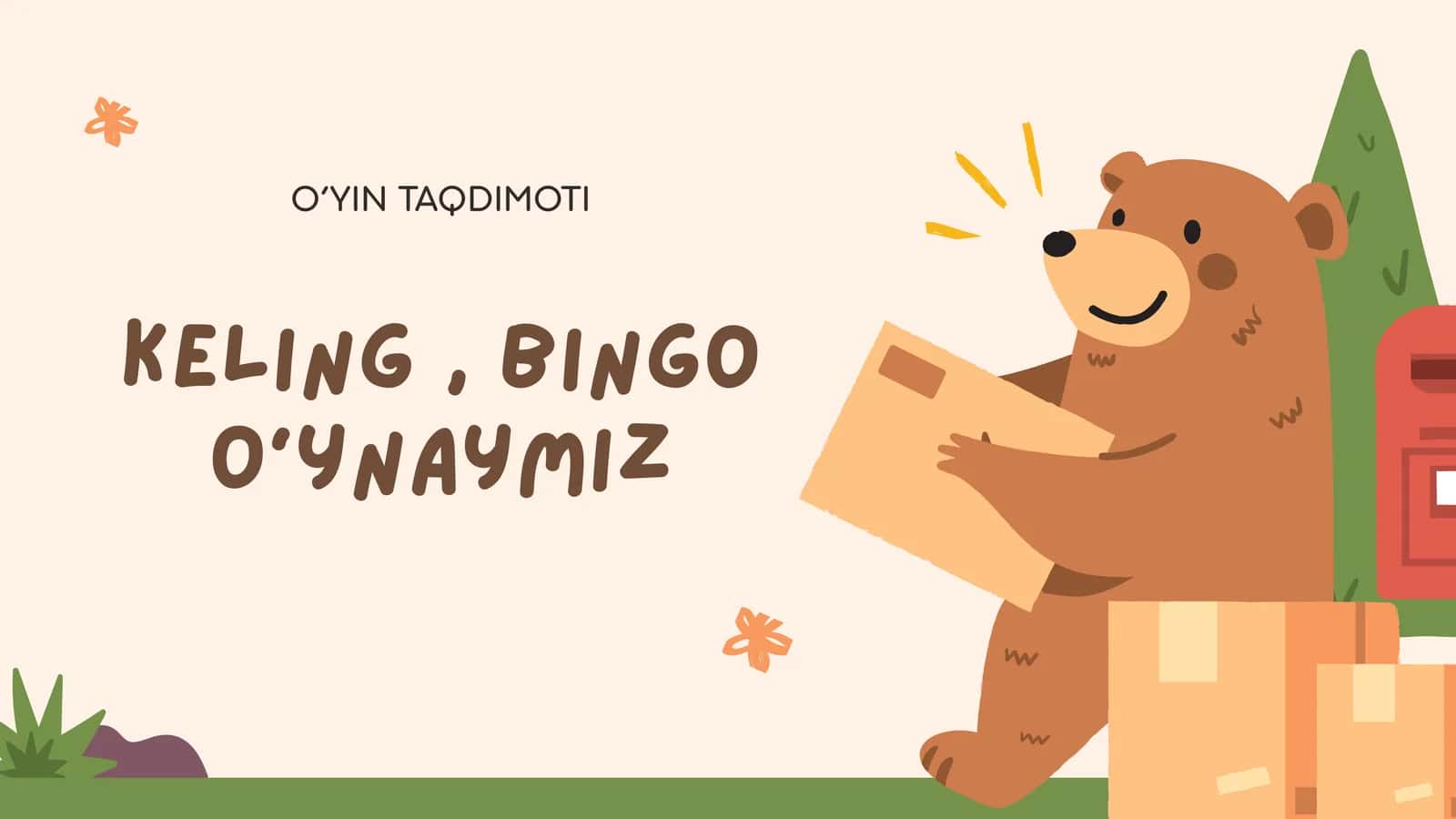 O‘YIN TAQDIMOTI