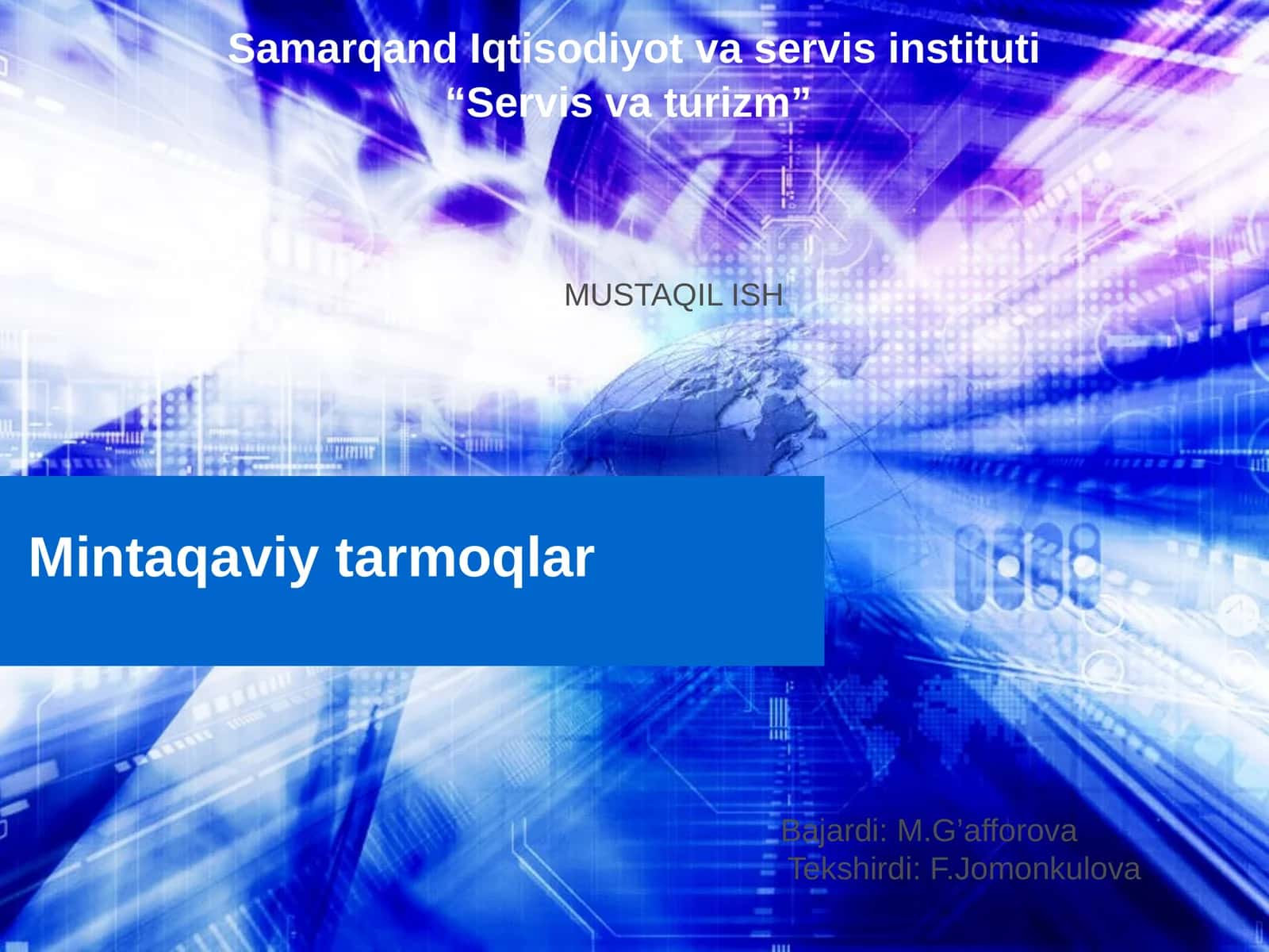 Mintaqaviy tarmoqlar