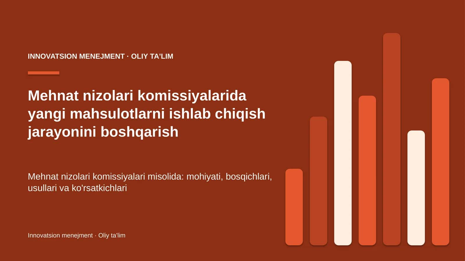 mehnat nizolari komissiyalarida yangi mahsulotlarni ishlab chiqish jarayonini boshqarish 4575