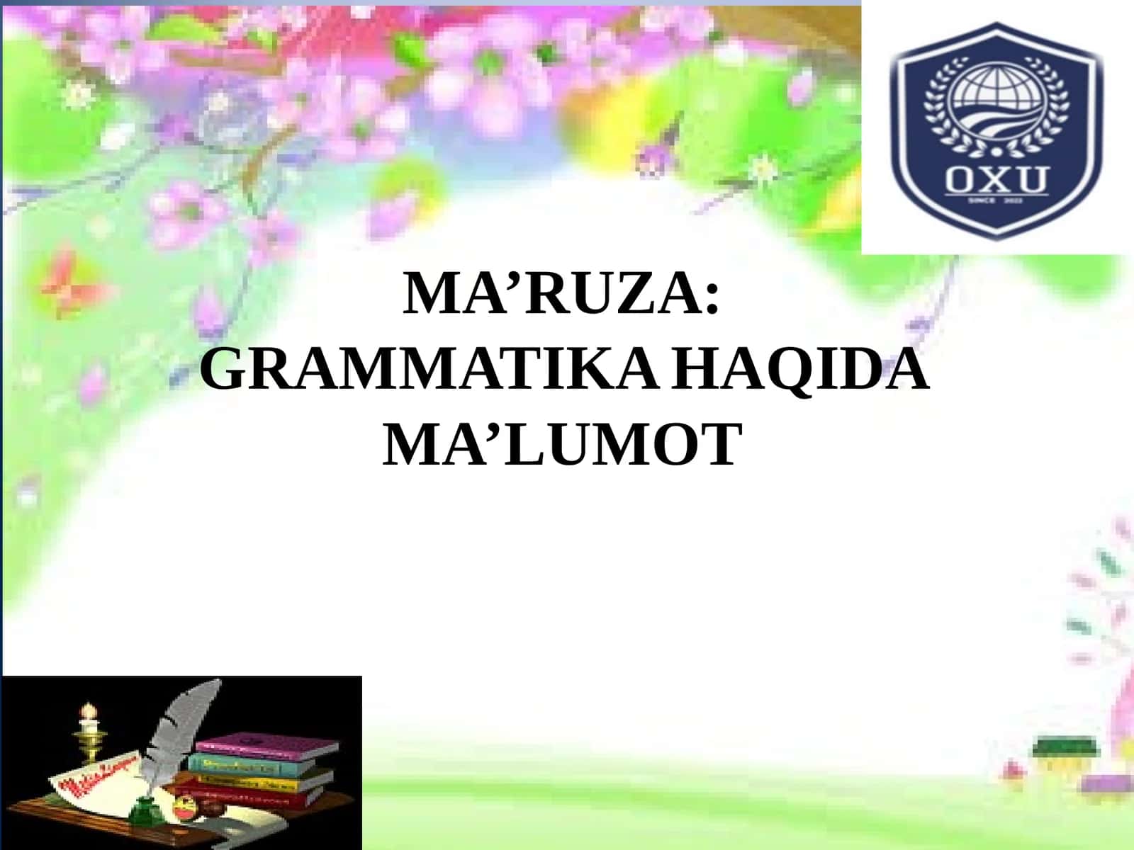 Grammatika va morfologiya