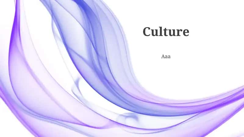 Defining Culture