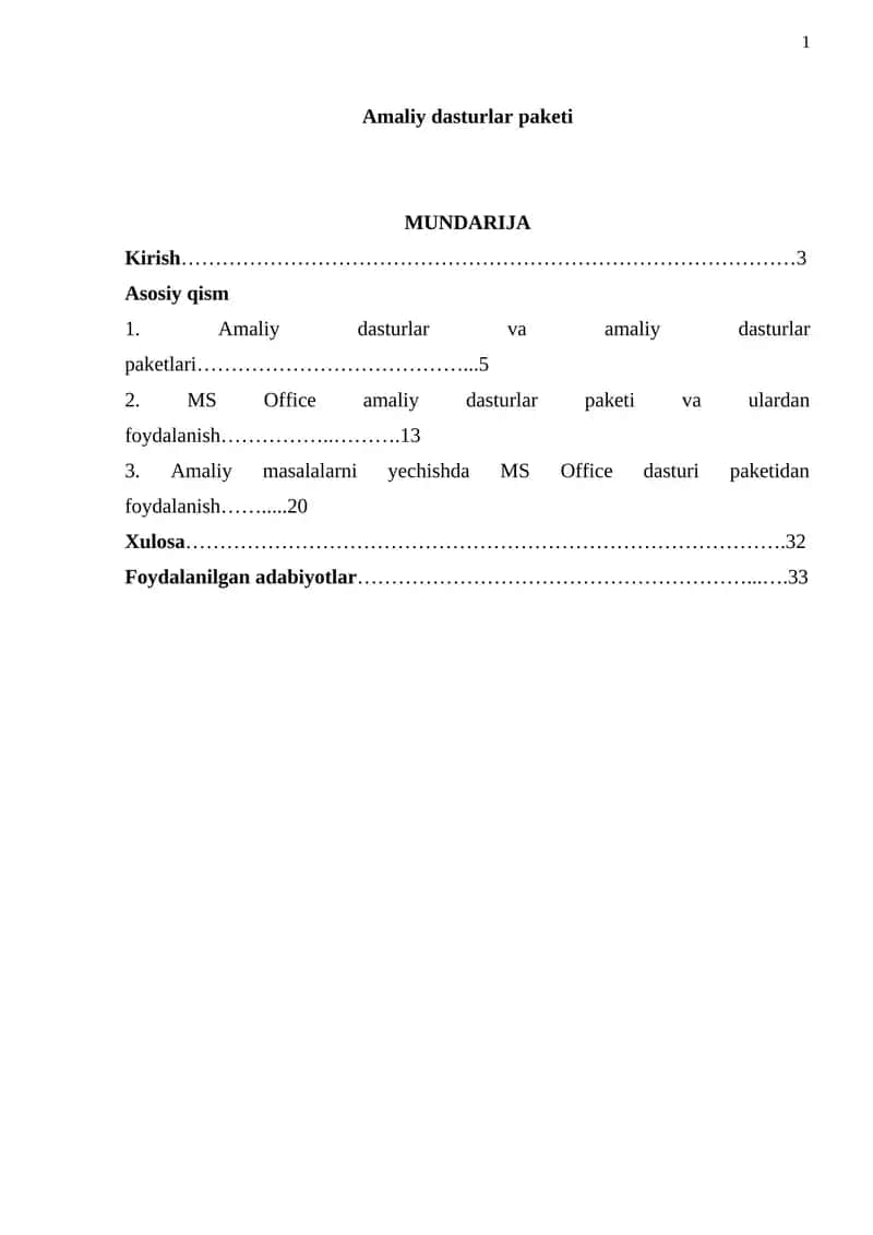 Amaliy dasturlar paketi