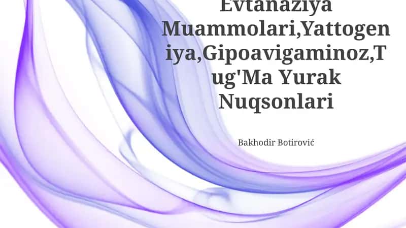 Evtanaziya Muammolari