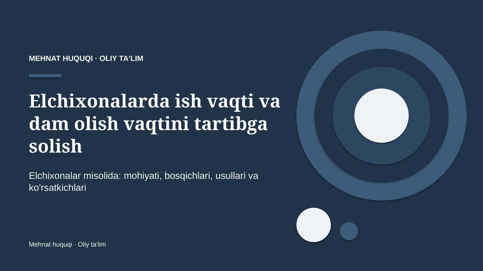 elchixonalarda ish vaqti va dam olish vaqtini tartibga solish 7508