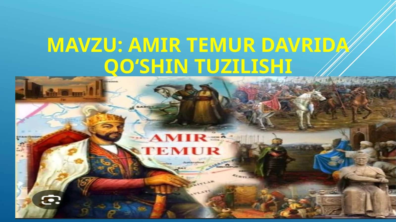 Amir Temur davrida qoʻshin tuzilishi