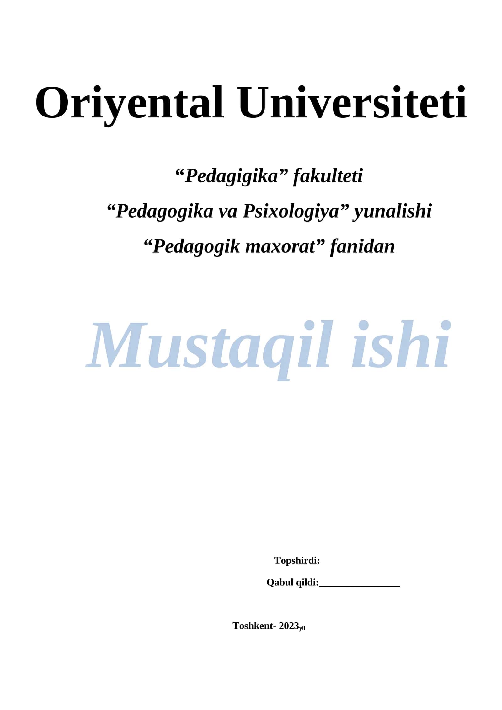 Kreativlik pedagogik ijodkorlikning asosi sifatida