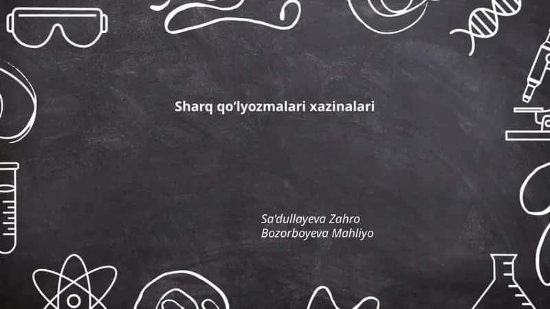 Sharq qoʻlyozmalari xazinalari