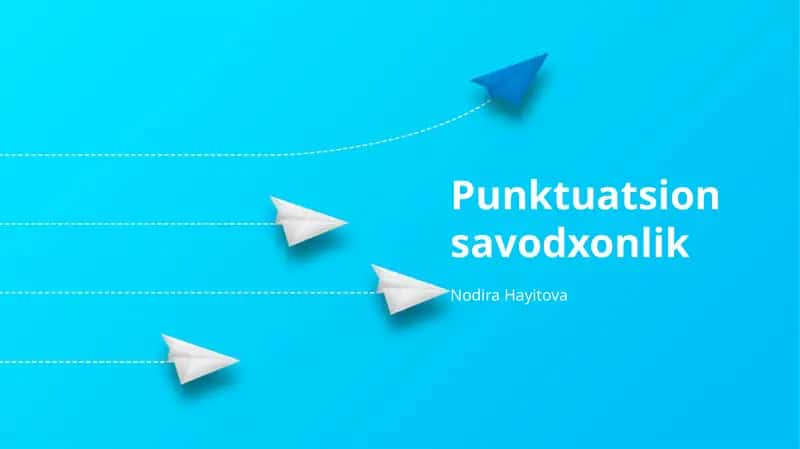Punktuatsion savodxonlik