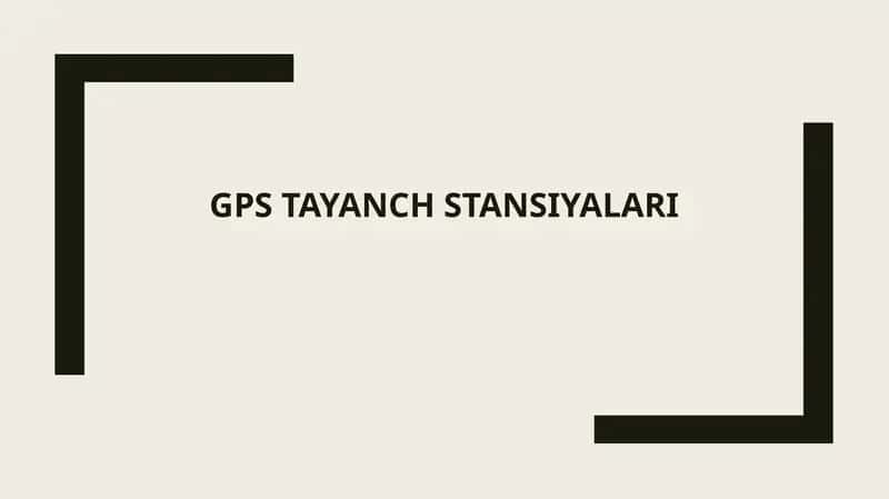 GPS tizimining asosiy prinsiplari va ishlash mexanizmlari