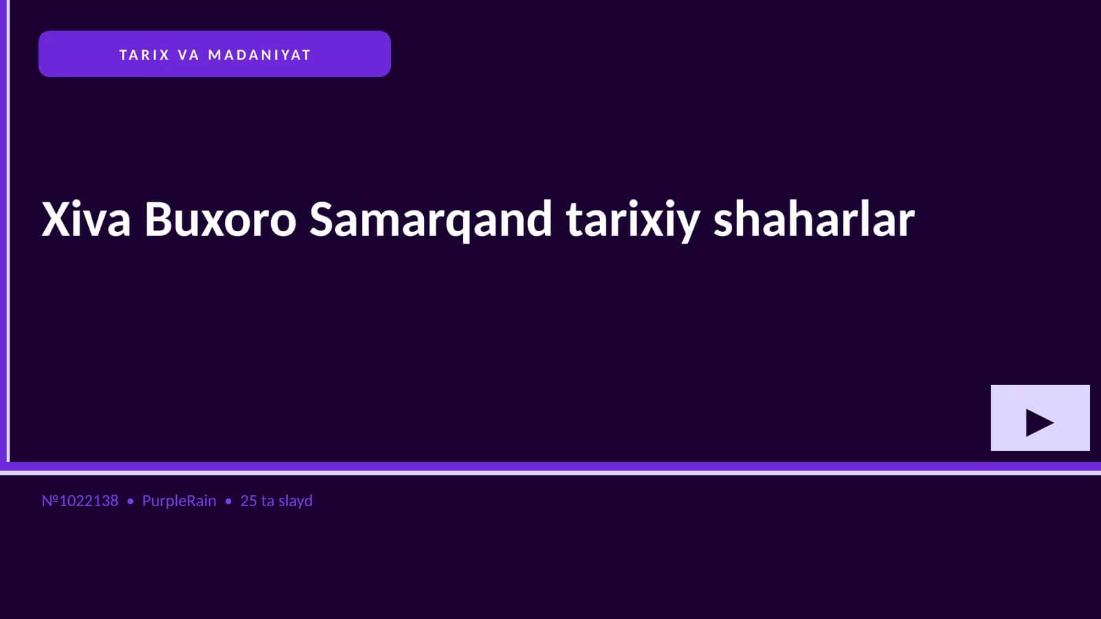 Xiva Buxoro Samarqand tarixiy shaharlar